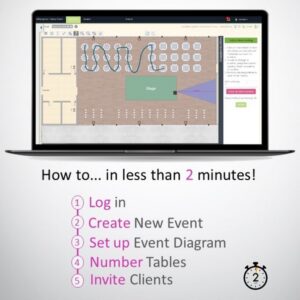 How to number tables on floor plan diagram in EventReception Event Software